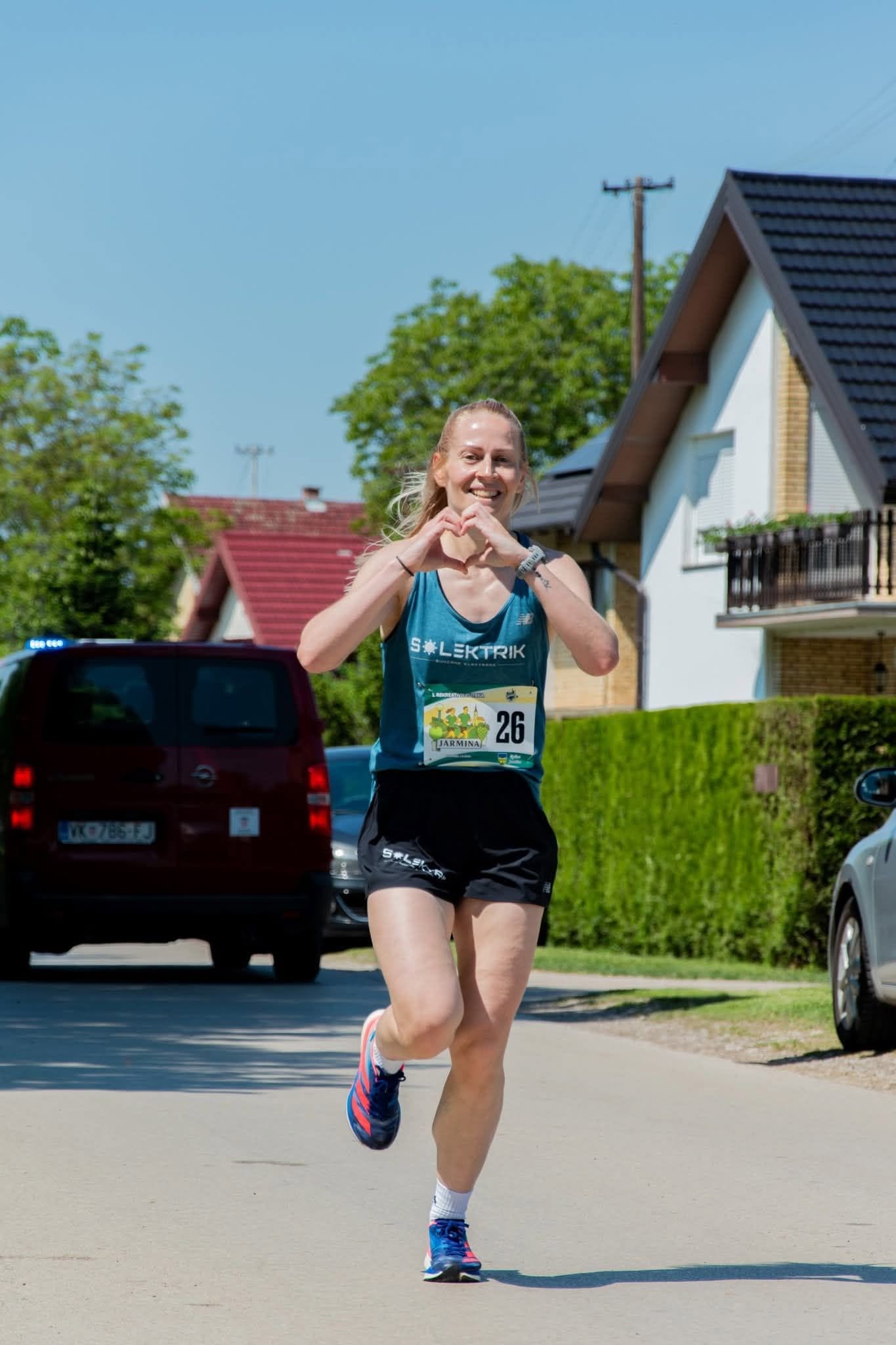 The start of the first 5 km race
